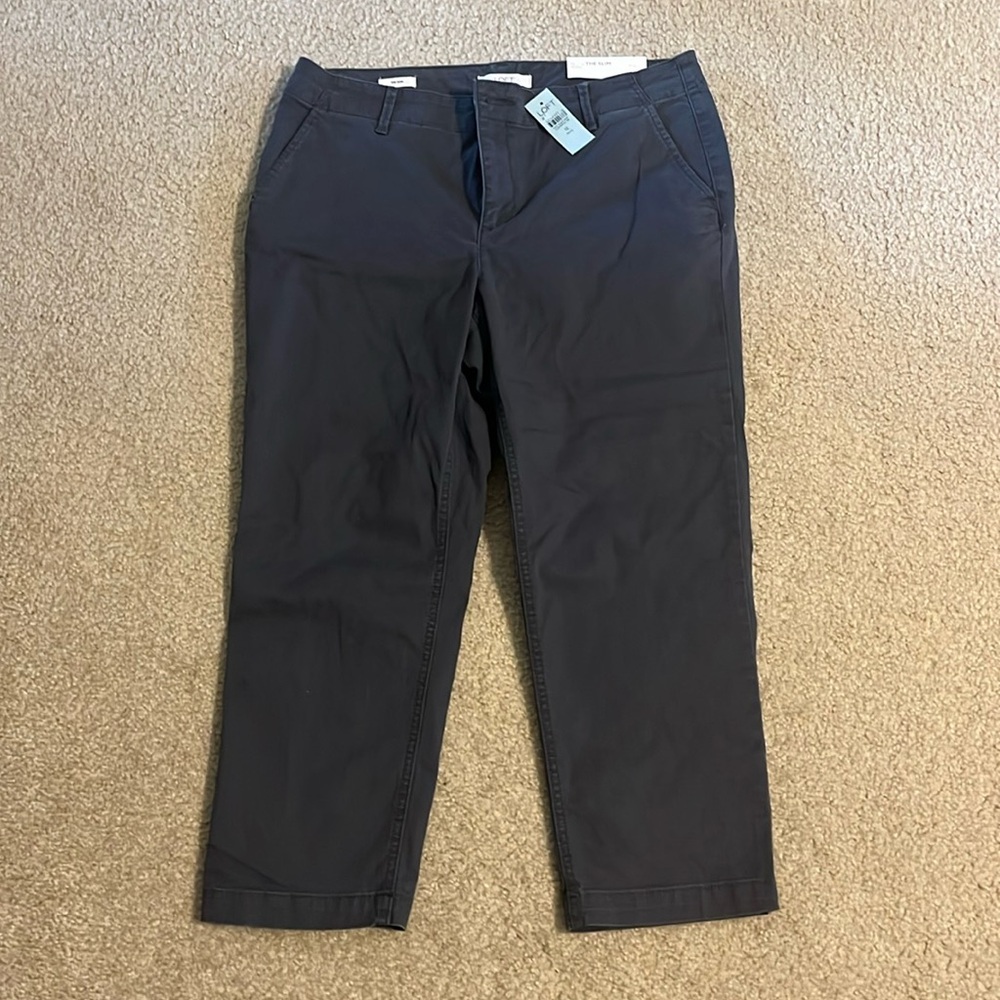 "The Slim" pair of pants from Loft. Size 12 and petite